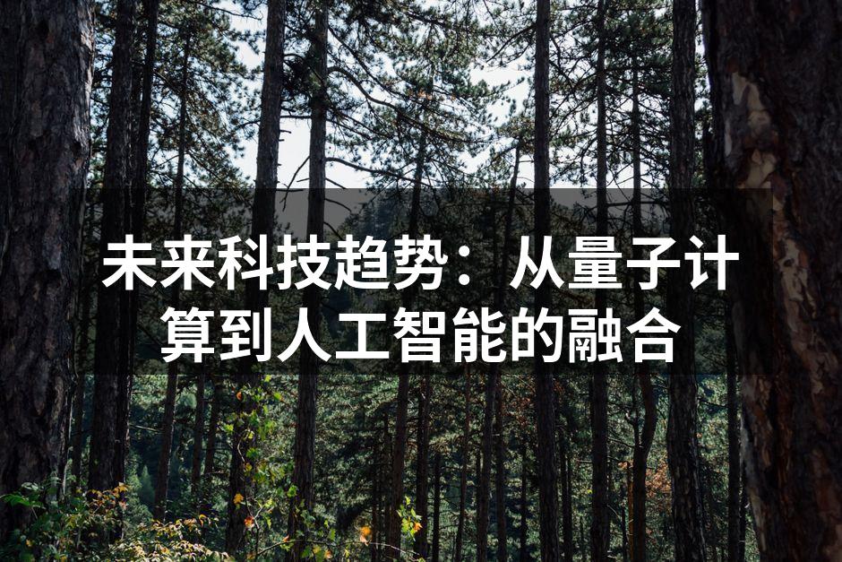 未来科技趋势：从量子计算到人工智能的融合